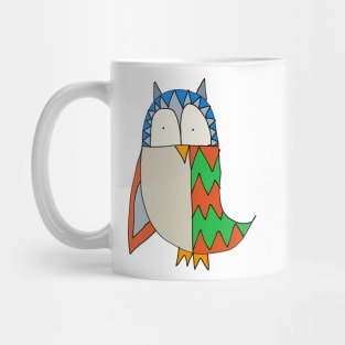 Folk style bird Mug